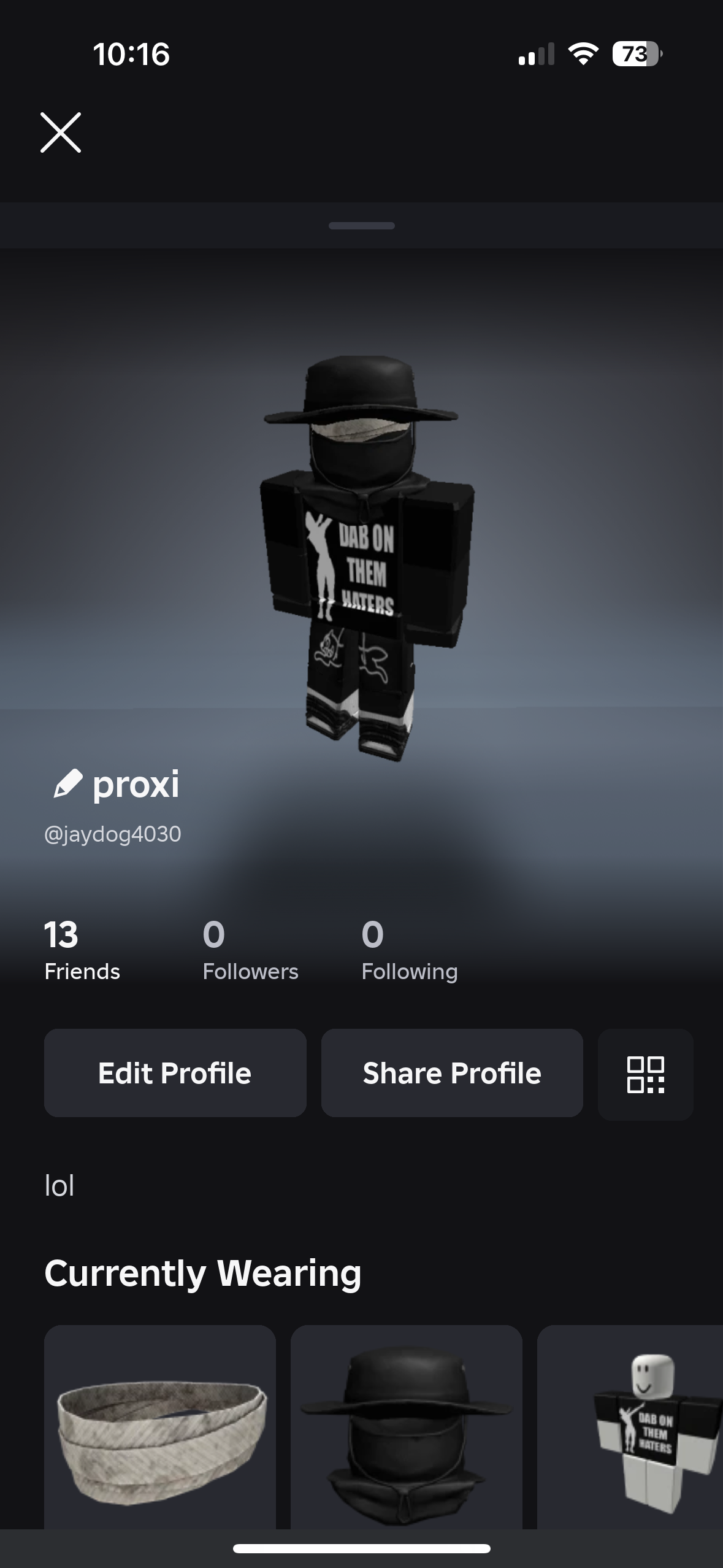roblox account 15$